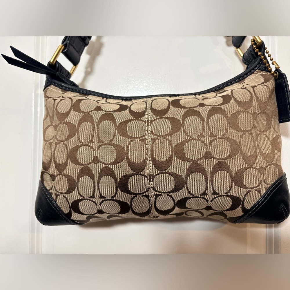 Coach Large Signature Carly Shoulder Bag - Style 11431 - Picture 14 of 15
